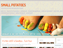 Tablet Screenshot of mysmallpotatoes.com